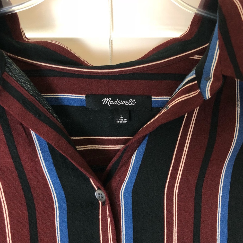 Madewell Drapey Central L Mendford Stripe